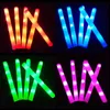 Nieuwigheid Games 5102030PCS Foam Glow Sticks voor Bruiloft LED Light Up Kleurrijke Knipperende Voor Verjaardagsfeestje in Dark 230619