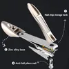 Nail Clippers Large Nail Anti-splash Clippers Stainless Steel Clippers Nail Clippers Professional Nail Tools Embedded Widening Diagonal 230619