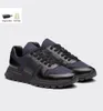 PRAX 01 RENYLON Runner Sportskor Borsta läder sneakers Mens Tekniska gummi Sports Lug Sole Casual utomhus Skoskor Komfort Walking B22 THE SKO EU38-46