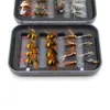 Baits Lures MNFT 32PcsBox Fly Fishing Flies Trout Lures Fishing Tackle Fly Fishing Flies with Boxed Carp Artificial Fish Bait 230619