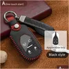 Bilnyckel läderfodral er fob för Maserati Ghibli President Grecale Levante Granturismo Quattroporte GT Grancabrio MC2 Keychain Drop D DHG4B