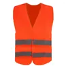 Vestes de chasse gilet Fluorescent maille Camping sécurité hommes costume randonnée vêtements gilets Est voiture bande réfléchissante d'urgence