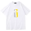 Designer modekläder tees tsihrts skjortor sommar ny trendig trapstar nummer 23 tryckt brev tshirt mens mångsidiga bomullssporter korta ärmar rock hiphop cot cot cot