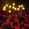 Trädgårdsdekorationer Solbelysning utomhus LED Garden Light Solar Firefly Light Garden Decor Solar Lawn Lamp för Garden Yard Decor 230617