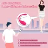 Articoli App wireless Uovo vibrante remoto Donna Figa Clitoride Vagina Mastubatore Gspot Agitarsi Giocattoli Mutandine Dildo Sesso per ragazze 18