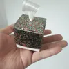 Present Wrap 50 PCS Mini Glitter Sequin Candy Boxes For Wedding Baby Shower Födelsedagsfest gynnar Sötter Container