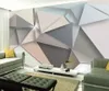 Wallpapers Custom Wallpaper Modern Creatief 3D Geometrisch Abstract Muurschildering Woonkamer TV Muur Woondecoratie Doek Fresco