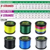 Ligne de tresse JOF Ligne de pêche tressée Multifilament Carp Fly 48 Strand 300M 500M 1000M Multicolore Japon Spinning Extreme PE Strong Weave 230619