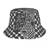 Baretten Custom Palestina Keffiyeh Palestijnse Traditionele Tatreez Borduurwerk Emmer Hoed Hatta Unisex Kufiya Strand Zomer Visser Cap