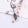 سلاسل المفاتيح أزياء Koi Fish Chains kains rains goldfish keychain for car keyrings holder charm hanging facs gift