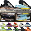 Invia con borsa Scarpe da calcio di qualità Phantom GT2 Elite Pro TF Turf Neymars Tacchetti da calcio Coppa del mondo da uomo in pelle morbida Scarpe da calcio da allenamento comode e leggere US 6.5-12