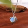 Perle di pietra di agata naturale Ciondolo artiglio di drago Talon Jasper Collana rotonda con sfera di cristallo per donna Uomo Hip Hop Street