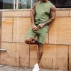 Męskie Ubrania dla mężczyzn dla mężczyzn nadrukowana koszulka 3D Suits Solid Color Graphic 2023 Summer Designer okrągła szyja