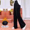 2021 nouveau or velours large-jambe pantalon femmes automne hiver Sports loisirs taille haute grande taille XL-7XL décontracté velours