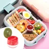 Storage Bottles 1Pc Mini Transparent Lip Film Jar Cute Bottle Strawberry Gloss Portable Plastic Condiment Container Box