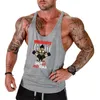 Men's Tank Tops Brand Vest Muscle Fashion Gym Mens Back Tank Top Sleeveless Stringer Clothing Bodybuilding Singlets Fitness Workout Sports Shirt 230619