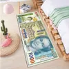 100 Dollar Carpet Rug Entrance Pound EUR Bill Runner Rug Paper Money 100 Dollar Bill Loung Rug Living Room Bedroom Home Decor L230619