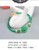 Charm Bracelets Elegant Simple Green Peace Buckle Bracelet Temperamental Exquisite Agates Beads Strand Super Fairy Gift