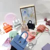 Sacs de soirée Mini bonbons couleur gelée femmes sac à main petit Pvc épaule Messenger sac Silicone chaînes bandoulière pour femmes 2023 sac à main