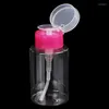 Storage Bottles 160ml Empty Pump Dispenser Liquid Gel Polish Remover Clean Bottle For Nail Art