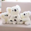 Stuffed Plush Animals 28cm Simulation Koala Plush Toys Soft Lifelike Cartoon Animal Koala Stuffed Doll Cute Kids Gift 230617