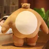 Stuffed Plush Animals 45CM Stuffed toy with small head bear Cute and sturdy pillow with small head bear bed decoration Kawaii holiday gift 230619