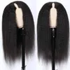 Nxy hair wigs u часть парика Human Kinky Straight v для женщин, безрассудных, готовых к ношению 230619