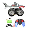 RC Cascadeur Amphibie RC Car pour enfants 2 en 1 RC Boat 2,4 GHz 360 Rotation All Terrains