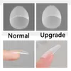 False Nails 420500pcs False Nails Acrylic Press on Nails Ultra-thin Frosted Full Cover Short Nail Capsule Gel X Tips For Extension Manicure 230619