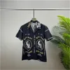 Mężczyźni designerskie koszule Summer Shoort Sleeve swobodne koszule moda luźna polo w stylu plażowym oddychające tshirts tee odzież M-3xl Q31