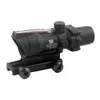 ACOG 4x32 Red Fiber Scope Real Fiber Optics Illuminated Riflescope Chevron Glass Etched Reticle Hunt Rifle Optics