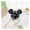 Purse Girls Designer Kids Cartoon Polka Dots Mini Wallet Fashion Cute Children Round Single Shoder Bags Woman Messenger Bag Drop Del Dhfj2