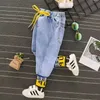 Jeans Children's Jeans Spring And Autumn Children's Clothing Casual Soft Jeans Korean Version Baby Boy Long Pants 2 4 6 8 Y 230617