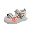 Premiers Marcheurs Enfants Chaussures Bébé Mocassins Chaussures Souples D'été Garçons Filles Lumineux Sandales Fond Lumineux Toddler Anti Kick Plage F10781