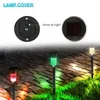 High Brightness Lampshades Landscape Decoration White Warm Solar Power LED Garden Light Lawn