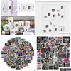 Autocollants de voiture 50Pcs / Lot Homies Hiphop Figure Graffiti Enfants Jouet Skateboard Téléphone Ordinateur Portable Lage Autocollant Stickers Drop Delivery Mobiles Moto Dhvul