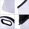 昇華ランチバッグブランクホワイト再利用可能なネオプレントートハンドバッグ断熱ソフトDIYスクールホームバッグ