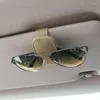 İç aksesuarlar güneş gözlüğü tutucu klips evrensel araba otomatik güneş vizör gözlükleri kutu kartı bilet gözlük askı
