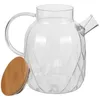 Set di stoviglie Brocca in vetro con coperchio Brocca per acqua fredda Caffè freddo Latte Succo Bevanda