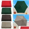 Umbrellas Patio Umbrella Replacement Canopy Market Table Garden Outdoor Deck Replace Er Fit For 6 Ribs Drop Delivery Home Household S Dhd6B