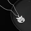 Pendant Necklaces Genshin Impact Anime Necklace For Women Klee Woman Kawaii Fashion Zinc Alloy Jewelry Cute Accesorios