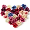 Gedroogde bloemen 10/20/50 stuks Rose Flower Head Bruiloft Decoraties Zijde DIY Bruidshoofdband Accessoires