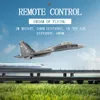 Aeronave elétrica/RC 52.5CM SU-35 Aeronave RC 2.4G com luzes LED 6D voo reverso acrobacias grandes aeronaves planador de controle remoto EPP brinquedos de espuma 230619