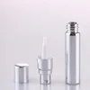 Mini glasflaskor parfymflaskor 5 ml resor återfyllbar bärbar tom atomizer guld silver svart parfym spray flaska tmhqu