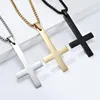 Pendentif Colliers Mode Stand Upside Down Croix Collier Pape Saint Pierre En Acier Inoxydable Hommes Bijoux