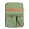 Förvaringslådor Hemstol Sidan Pocke Organizer Soft Fabric Foldning för camping dubbelskikt utomhusficka bärbar