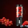 Herramientas de frutas y verduras 530ml Exprimidor eléctrico portátil Taza Batido Batido Licuadora USB Recargable Procesador de alimentos Mezclador de frutas Máquina para hacer jugo 230617