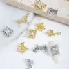 Decorazioni per nail art 10pcslot Imperial Royal Crown Zircone Cristalli Strass Parti per nail art Decorazioni per manicure Accessori per unghie Forniture per ciondoli 230619