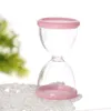 Present Wrap 10st/Set Creative Sand Clock Formed Candy Box Cute Plastic Transparent Snack Storage Container för bröllopsfest