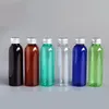 Aufbewahrungsflaschen 5 Stück 60 ml leere Plastikflasche mit Aluminium-Schraubverschluss-Stecker Kosmetikbehälter